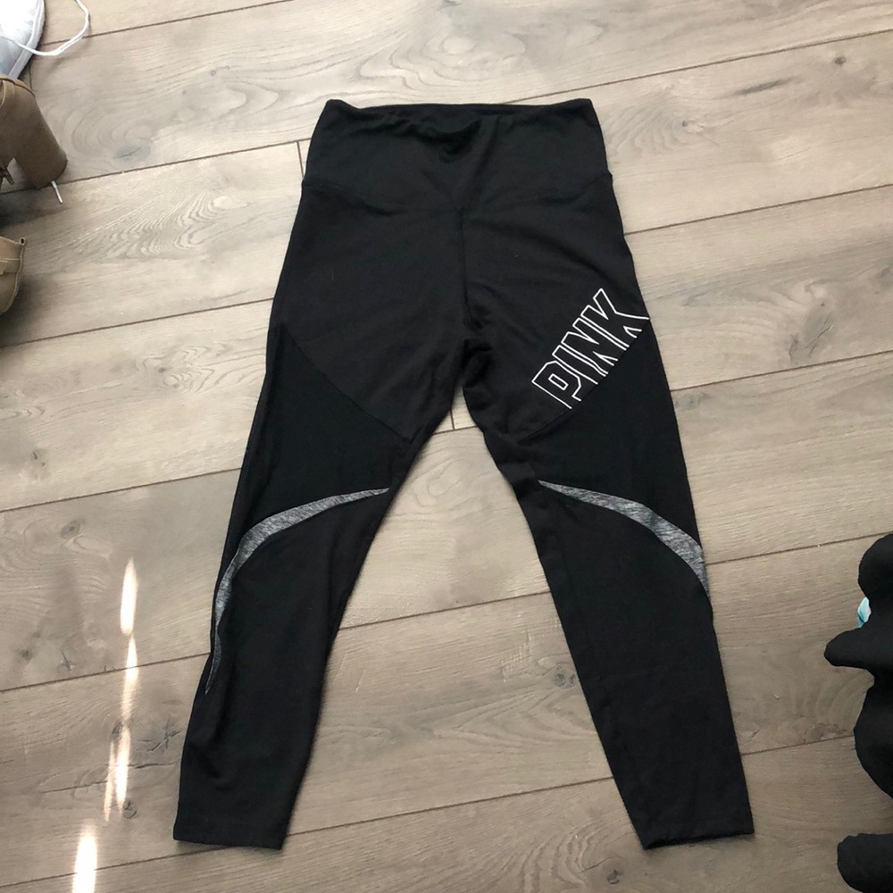 Pink mesh leggings